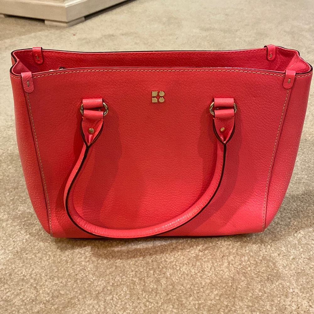 Pink Kate Spade tote with dust bag